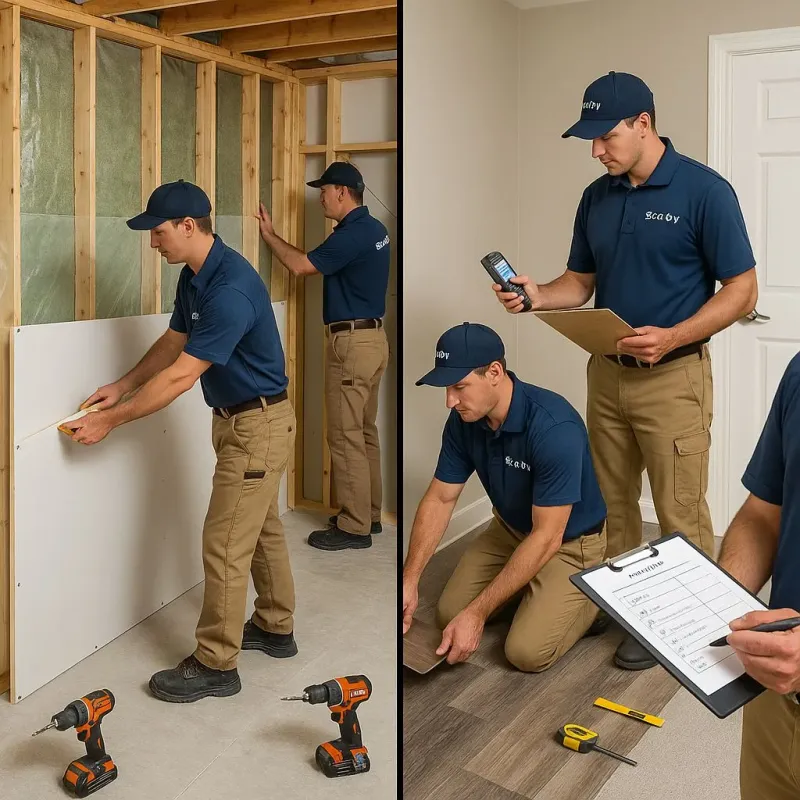 Repairs and Reconstruction process in Danville, NH