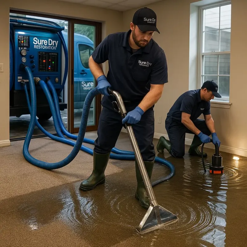 Water Extraction and Removal process in Danville, NH